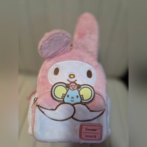 Loungefly Sanrio My Melody Figural Mini Backpack Gently Used.